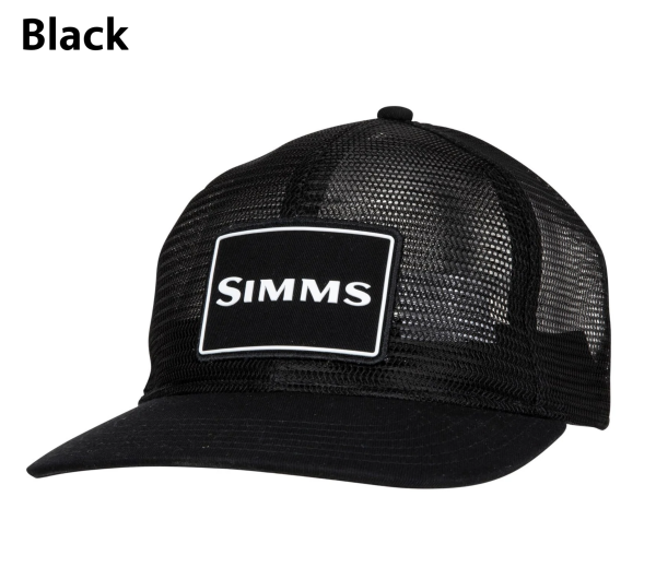 Simms Mesh All-Over Trucker Hat Black